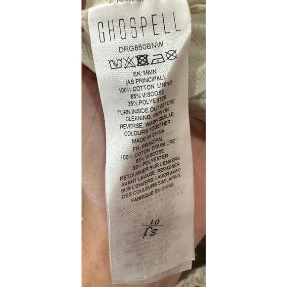 NWT - Ghospell Crochet Mini Dress - Black and Cream - Size Medium - Picture 8 of 8